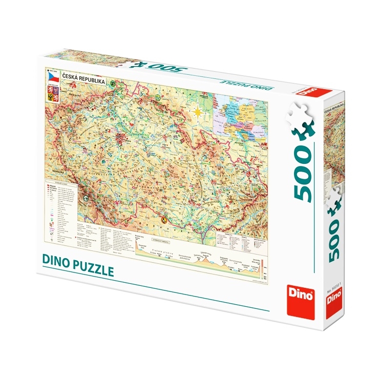Mapa České republiky 500 dílků > 11DN502321