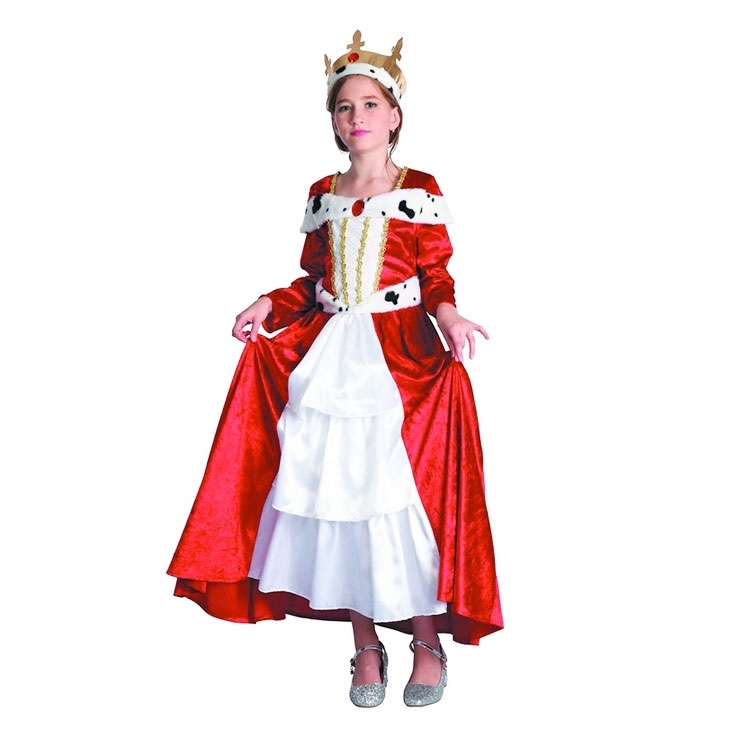 Šaty na karneval - královna, 110 - 120 cm > 203922