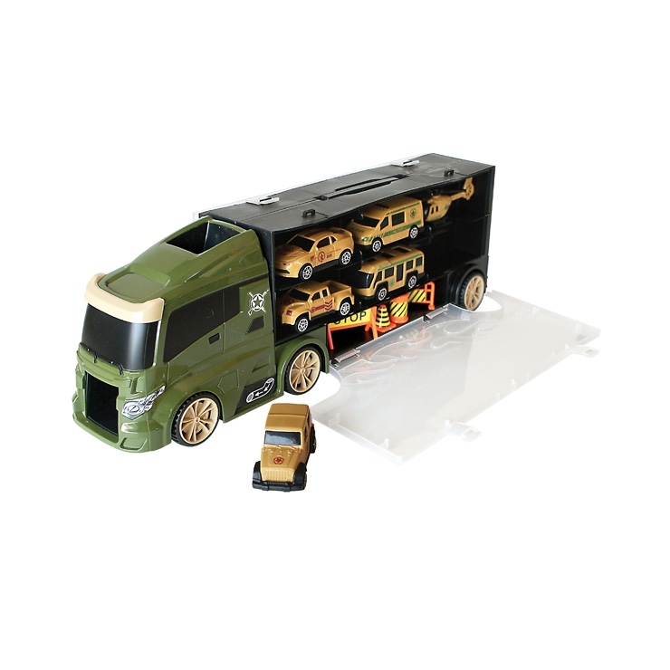 Vojenský kamion s autíčky - kufřík > 5D02879