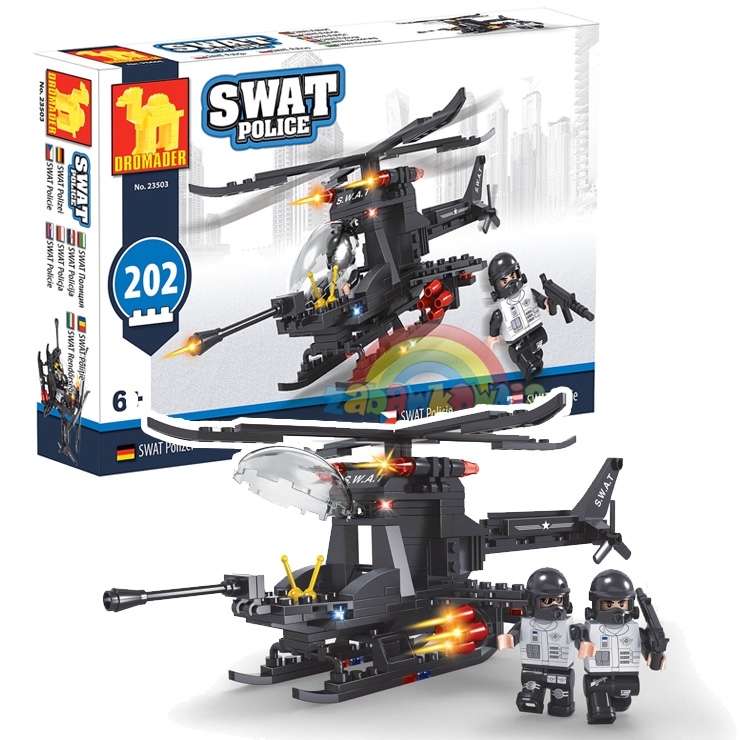 Stavebnice Policie SWAT vrtulník > 5D23503