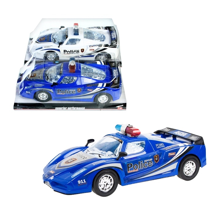 Policejní auto  na setrvačník - modré, bílé > 6EU417412