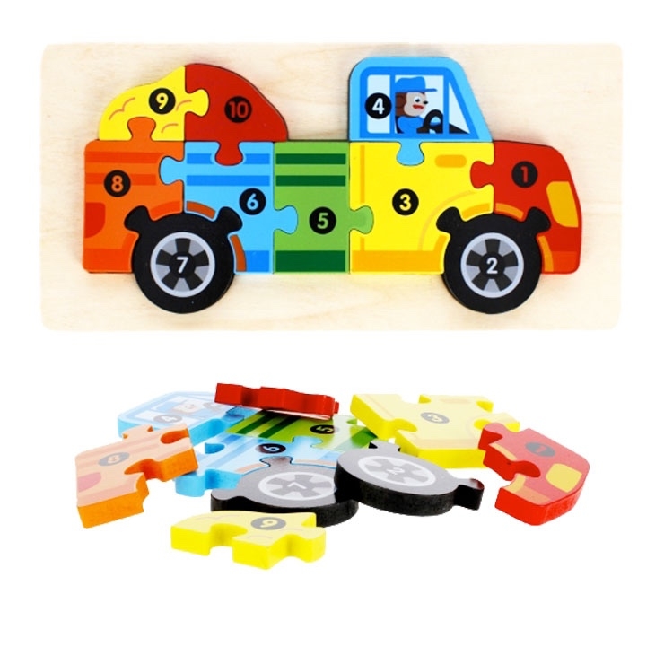 Dřevěné puzzle auto > 6EU474356