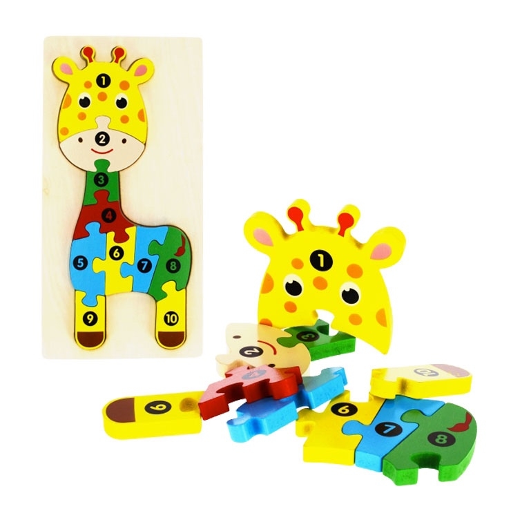 Drevené puzzle žirafa > 6EU474357