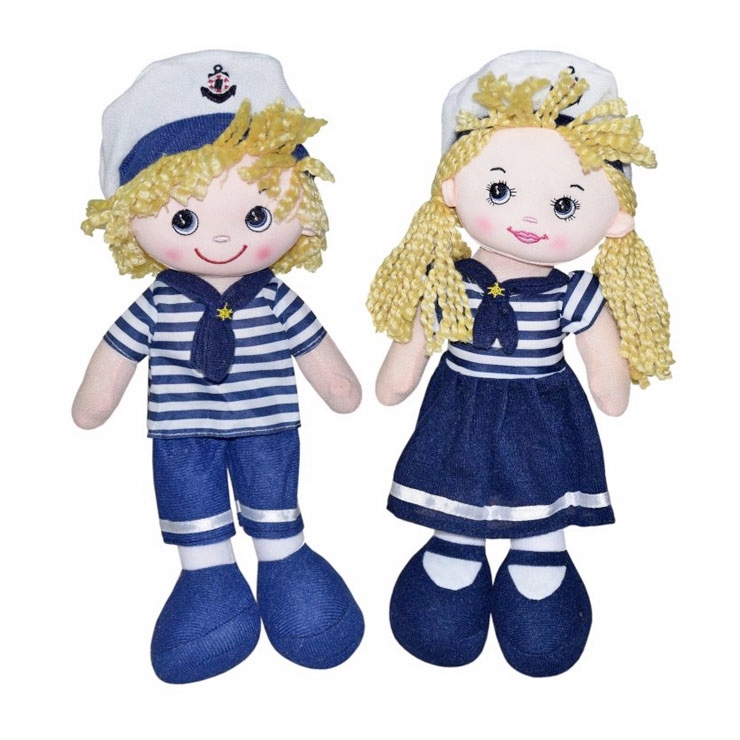 Textilní  panenka námořník > 7244536