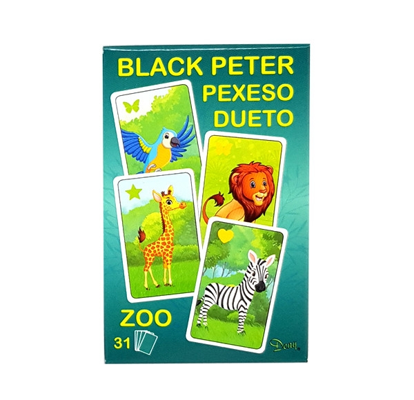 Hra černý Peter 3v1 ZOO > 9H0738